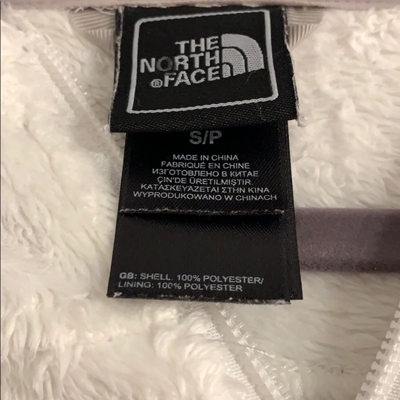 The North Face White Hooded Zip Up Fleece Jacket - Picture 3 of 3